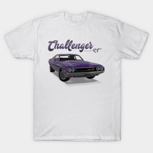 Challenger RT Purple front T-Shirt